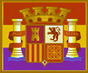 La tricolor con el escudo mural de la República